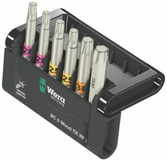 Wera Bit-Check 6 Wood TX HF 1 | 6-delig 05056470001