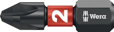 Wera Bit | PH2 lengte 25 mm | 1/4 inch C6,3 | impaktor, DC | 10 stuks - 05157616001 - 05157616001