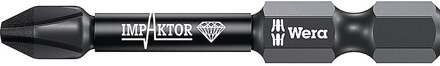 Wera Bit | PH2 lengte 50 mm | 1/4 inch E6,3 | impaktor, DC | box met 5 bits | 1 stuk - 05157656001 - 05157656001
