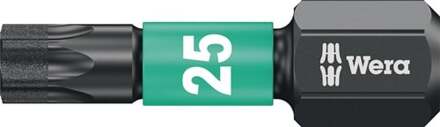 Wera Bit | T25 lengte 25 mm | 1/4 inch C6,3 | impaktor, DC | box met 10 bits | 1 stuk - 05157625001 05157625001