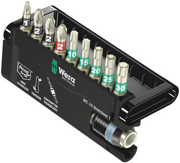 Wera Bitset RVS 9-Delig