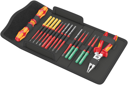 Wera Kraftform Kompakt VDE 17 extra slim 1 Tool Finder | 17 stuks - 5006612001