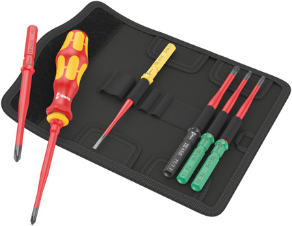 Wera Kraftform Kompakt VDE 7 extra slim 1 Tool Finder | 7-delig - 5006603001