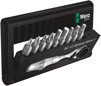 Wera Kraftform Kompakt Zyklop Mini 1 10-delig bitset