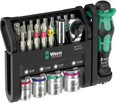 Wera Tool-Check Modular Imperial 1, 21-delig Bitset