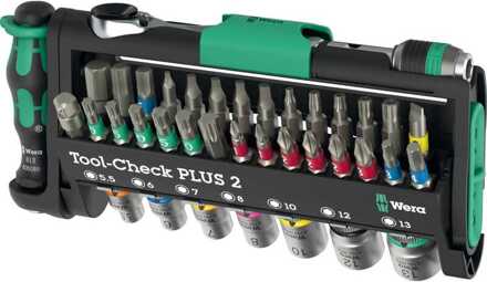 Wera Tool-Check PLUS 2, 39-delig Bitset