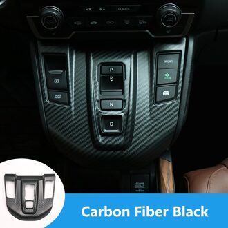 Wereld Datong versnellingspook panel decoratieve pailletten Rvs trim 1 stuks voor Honda CRV CR-V HYBRIDE RHD LHD koolstofvezel zwart