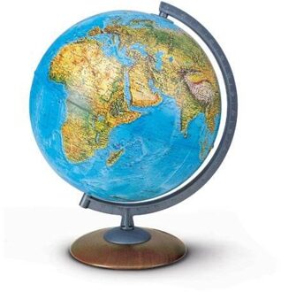 Wereldbol - Globe 90 Atlantis | ø 30 cm | Nederlandstalig | Met verlichting | Nova Rico - hoogte 38 cm