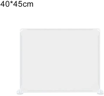 Werk Maaltijden Anti Droplet Baffle Veiligheid Office Classroom Eettafel Bureau Partitie Scherm Divider Board doorzichtig 40x45cm