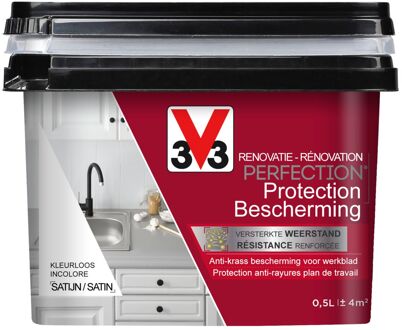 Werkbladvernis Perfection Protection Zijdeglans Kleurloos 500ml