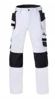 Werkbroek - Attitude - 80230 - Wit/Antraciet - maat 52