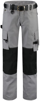 Werkbroek Canvas Cordura 502009 Grijs / Zwart  - Maat 42