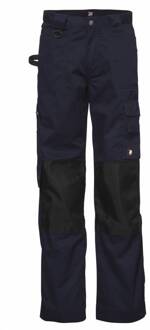Werkbroeken met kniestukken JMP Wear NEVADA Worker Broek MarineblauwNL:58 BE:52