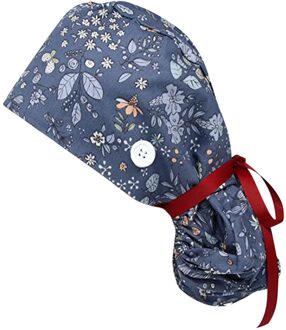 Werken Cap Verpleegkundige Accessoires Solid Print Werk Hoed Casual Unisex Cap Met Uniform Klinische Schoonheidsspecialiste Beige