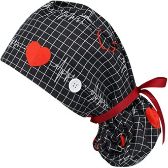 Werken Cap Verpleegkundige Accessoires Solid Print Werk Hoed Casual Unisex Cap Met Uniform Klinische Schoonheidsspecialiste Grijs
