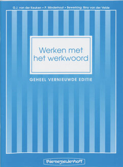 Werken met het werkwoord oefenboek - Boek Keuken (900321638X)