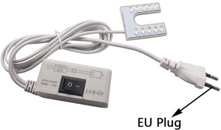 Werkende Led Licht Flexibele Zwanenhals Met Magnetische Voet Voor Naaimachine 110-265V Eu/Us Plug EU plug
