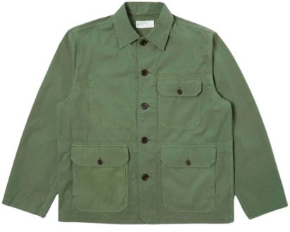 Werkkleding jas met zakken Universal Works , Green , Heren - L,S
