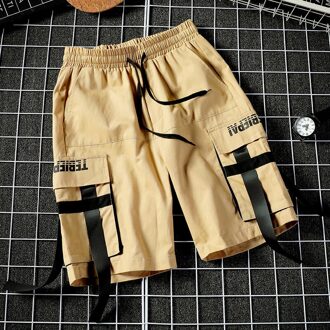Werkkleding Shorts Mannelijke Trend Vrije Tijd Sport Broek Zoon Zomer Dunne Gedeelte In Broek Man Volledige Merken Broek khaki / M