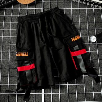 Werkkleding Shorts Mannelijke Trend Vrije Tijd Sport Broek Zoon Zomer Dunne Gedeelte In Broek Man Volledige Merken Broek zwart / XXL