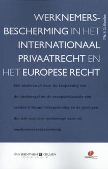 Werknemersbescherming in het internationaal privaatrecht en het Europese recht - Boek Suzanne Beelen (9462510628)