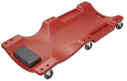 Werkplaats-rolbed 101 Cm Rood