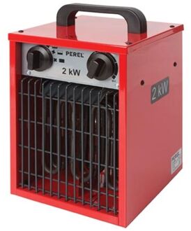 Werkplaatskachel - Ventilatorkachel - 2000 W - Rood