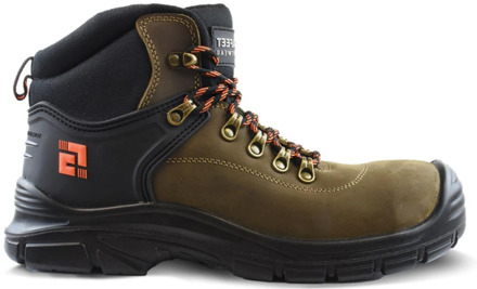 Werkschoen Builder 307 Hoog S3 | Bruin/Zwart | Maat 48 - 8719388021621