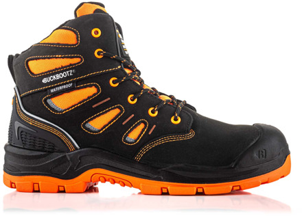 Werkschoen BVIZ2 Hoog S3 + KN Zwart/Oranje | Zwart/Oranje | Maat 43 - 5055138022351