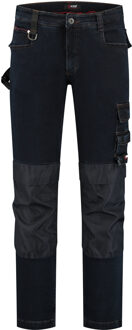 Werkspijkerbroek heren CARLOS met Stretch Denim Dark - W29/L34