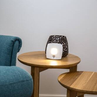 Werkt op batterijen LED nachtl. Nightlight Sensor wit