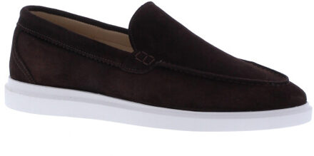 Werner suede loafer | maat: | kleur: | heren instapschoenen | materiaal: suède Bruin - 45
