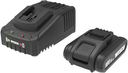 Wesco Accu En Lader Ws9912 Starterset 1,5ah 18v