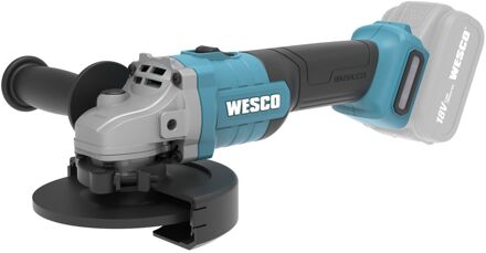 Wesco Accu Haakse Slijper 18v 125 Mm - (zonder Accu)