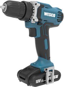 Wesco Accuboormachine Ws2971 - 18v - (1x 1,5ah)