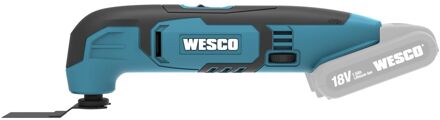 Wesco Oscillerende Multitool Ws2912.9 - 18v - Zonder Accu