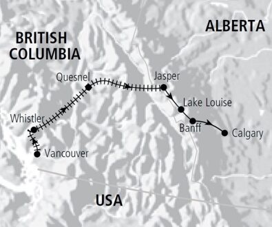 West Coast Rail Adventure (12 dagen)