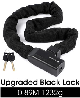 West Fietsen Bike Lock 0.9/1.2/1.45 M Motorfiets Fiets Kabel Lock Anti-Diefstal Met 5 Wachtwoord gecodeerde Gelegeerd Staal Sloten Voor Fietsen 0.89M Upgraded