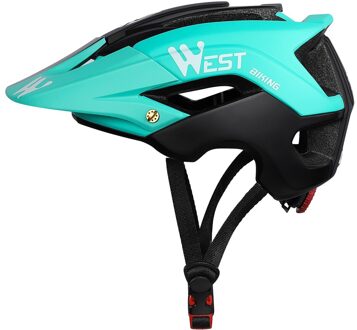 West Fietsen Fietshelm Mountain Road Bike Sport Fietsen Veiligheid Helmen Fietshelm Sport Racefiets Apparatuur Licht Groen