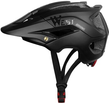 West Fietsen Fietshelm Mountain Road Bike Sport Fietsen Veiligheid Helmen Fietshelm Sport Racefiets Apparatuur zwart