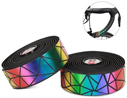 West Fietsen Fietsstuur Tape Met Bar Plug 2 Stuks Lichtgewicht Kleverige Pu Eva Ademende Anti-Slip Racefiets grips Tape Bandjes B stijl camouflage