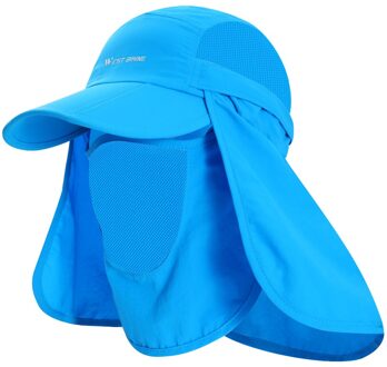 West Fietsen Vissen Zonnehoed Visser Hoed Outdoor Klimmen Uv-bescherming Wandelen Sneldrogende Zonnescherm Cap