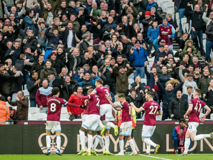 West Ham United vs Arsenal FC (Premier League) (Vliegtuig)