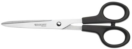 Westcott Schaar Westcott Buro 180mm RVS met kunststof grip Zwart