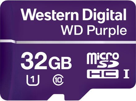 Western Digital Purple flashgeheugen 32 GB MicroSDHC Klasse 10