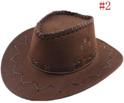 Westerse Cowboy Hoed Vrouwen Mannen Cowboy Cap Kostuum Goedkope Cowgirl Elegante Hoeden Hoed Prijs Party Lady P4Q8