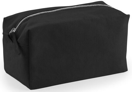 Westford Mill Toilettas/make-up tas - Reis toilettassen/make-up etui - Handbagage - zwart - 21 x 11 x 11 cm