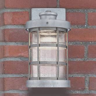 Westinghouse Barkley LED wandlamp, dimbaar verzinkt staal, transparant