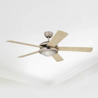 Westinghouse Comet-ventilator Titaan, wit u. Ahorn titaan, ahorn, wit, opaal