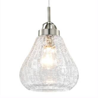 Westinghouse hanglamp 6309140, glasbreuk-optiek nikkel, helder